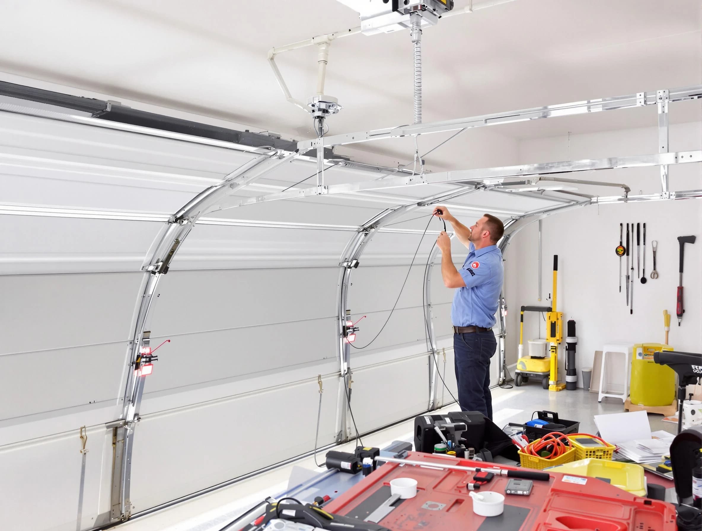 Garage door cable repair service by Columbine Garage Door Repair in Columbine
