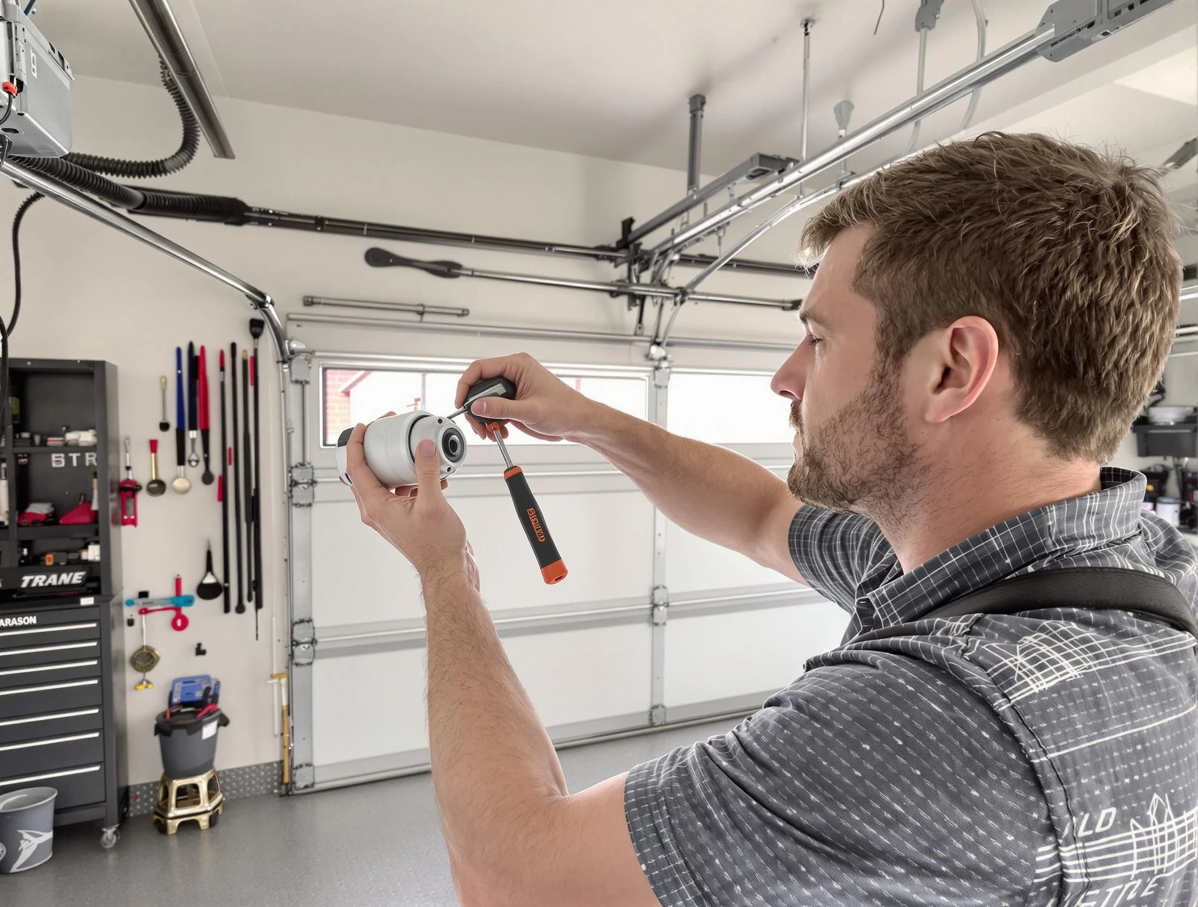 Garage door opener repair service by Columbine Garage Door Repair in Columbine