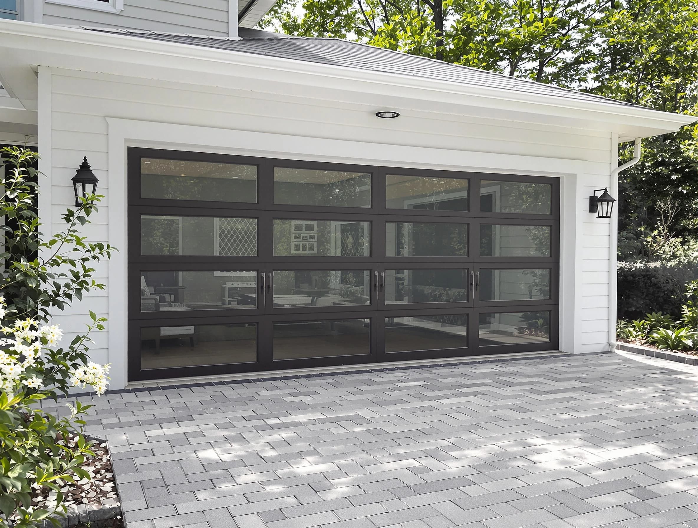 Columbine Garage Door Repair design specialist presenting custom garage door options to Columbine homeowner