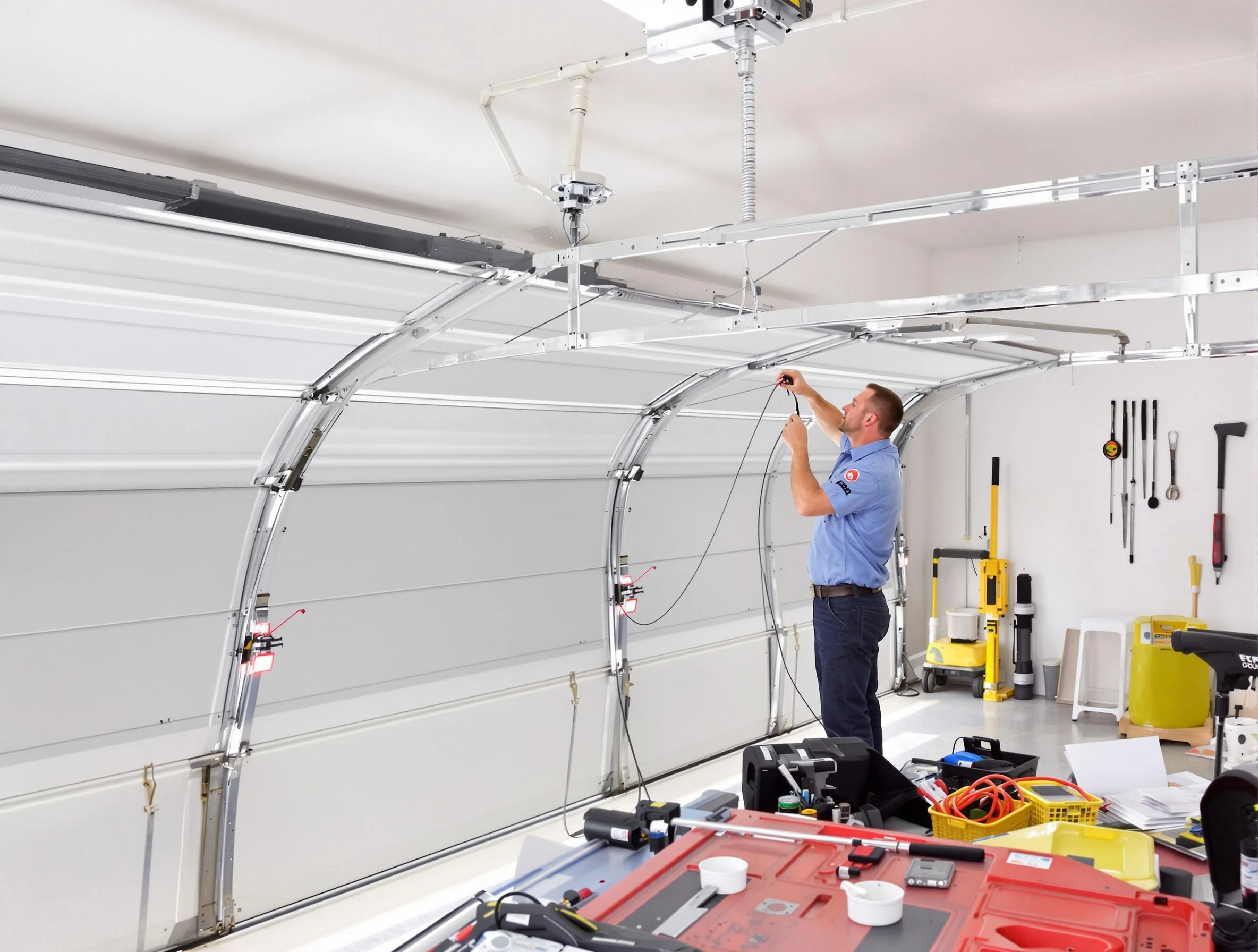 Garage door cable repair service by Columbine Garage Door Repair in Columbine