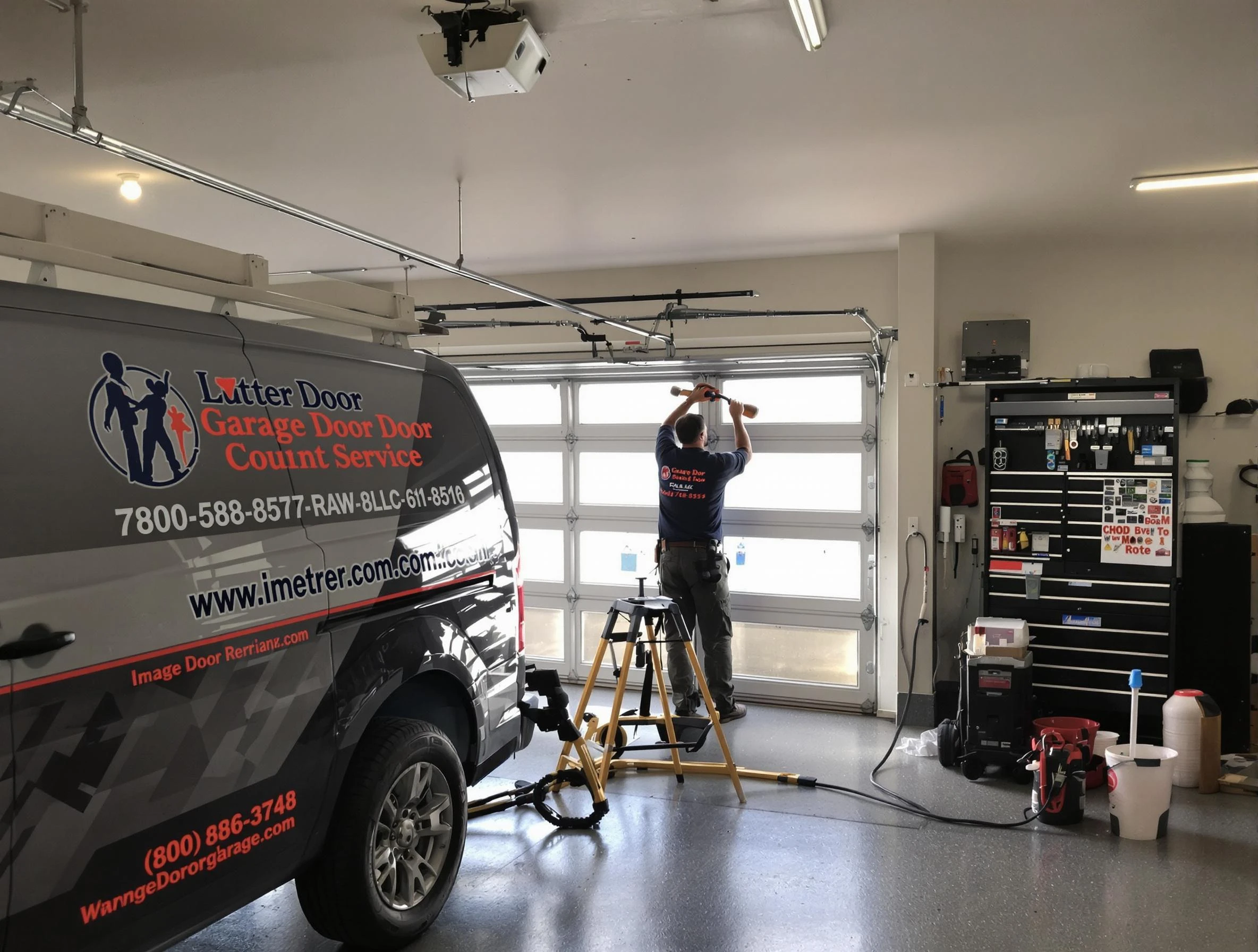 Columbine Garage Door Repair rapid response team performing same-day repair in Columbine