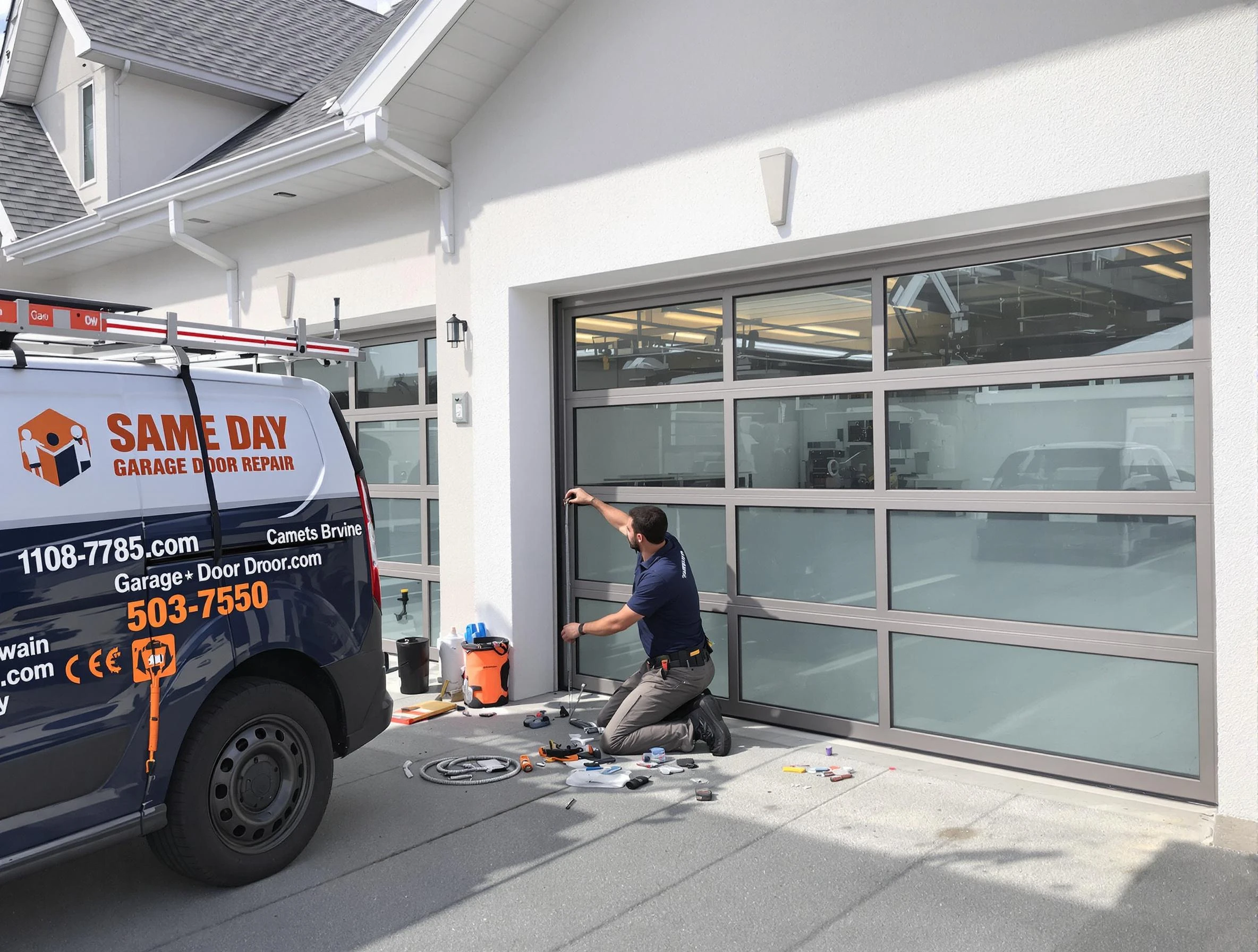 Same-day garage door repair service by Columbine Garage Door Repair in Columbine